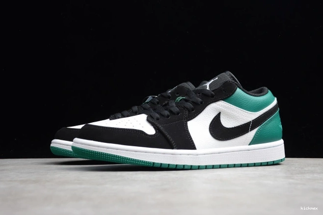 Cheap MAX Mystic Black 553558-113 White Jordan 1 Green Low Air 0804